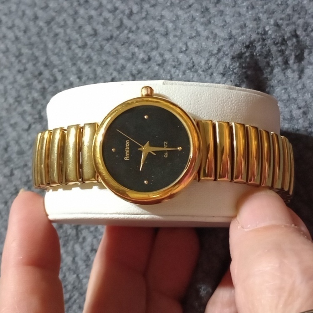 Armitron men's gold tone wrist watch (W015)